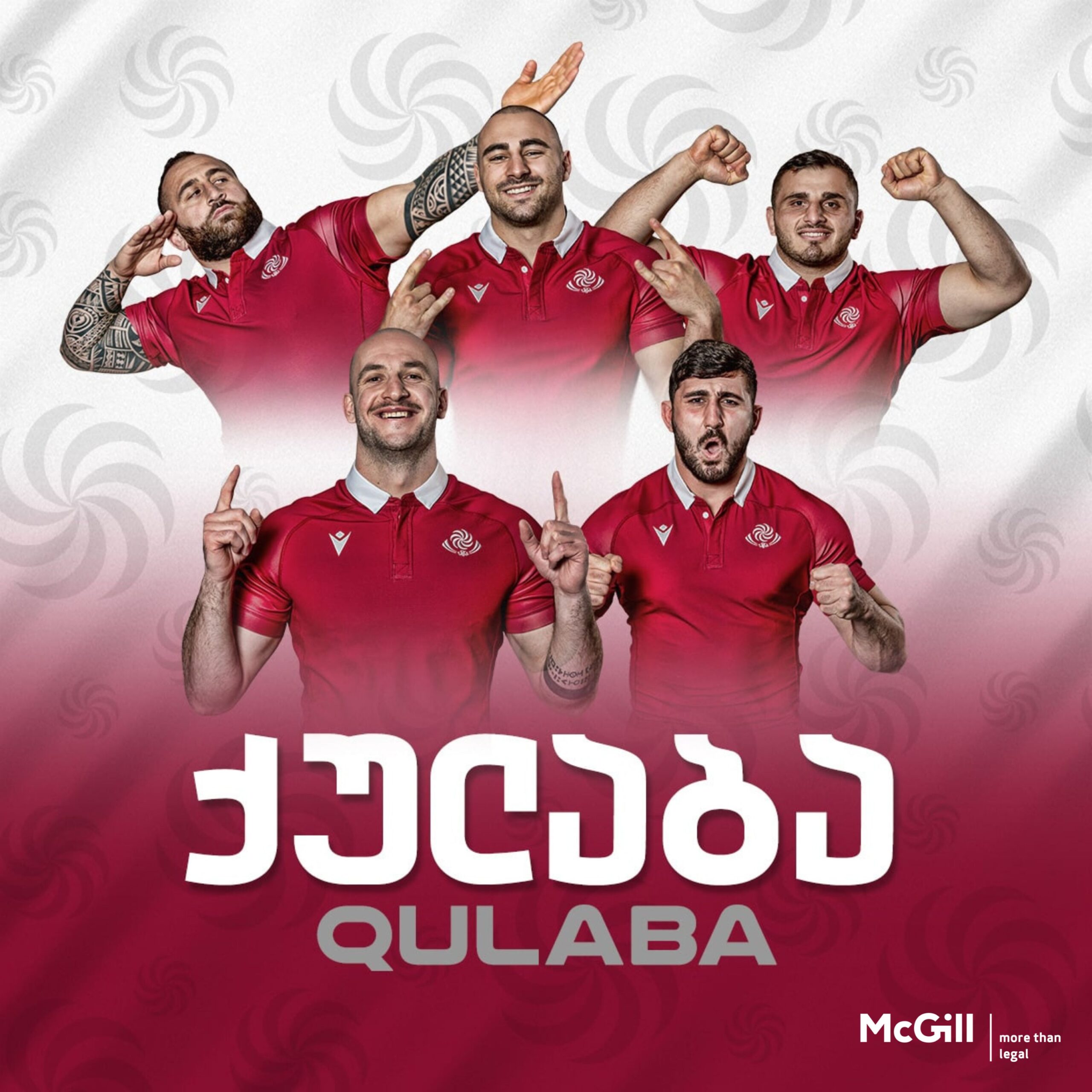 McGill has joined the charity project ‘Qulaba’ by the Georgian Rugby Union